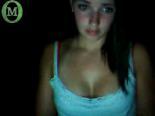 Omegle cutie flashing her sweet tits