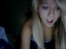 Chatroulette blonde with perfect boobs